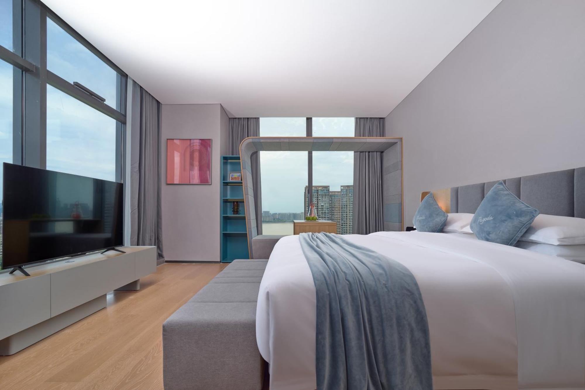 Pagoda Hotel Hangzhou Binjiang Zewnętrze zdjęcie
