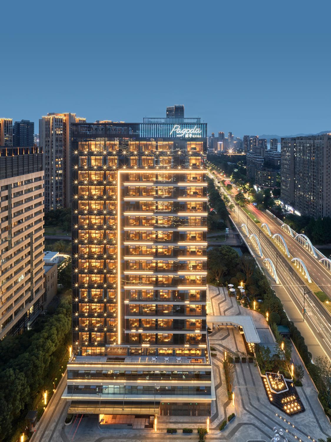 Pagoda Hotel Hangzhou Binjiang Zewnętrze zdjęcie
